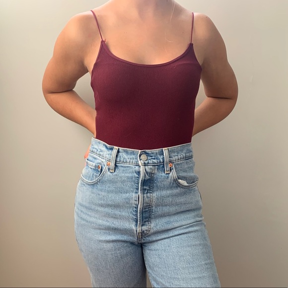 Ribbed Bodysuit - Picture 1 of 2